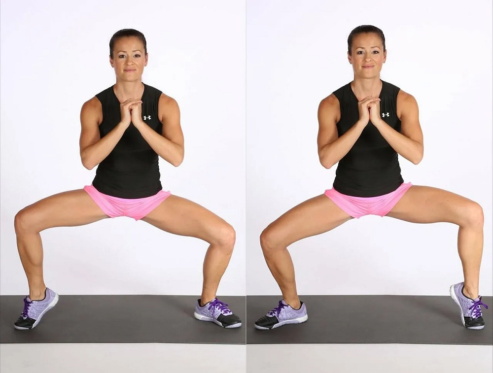 Sumo Squat-tập mông quả đào